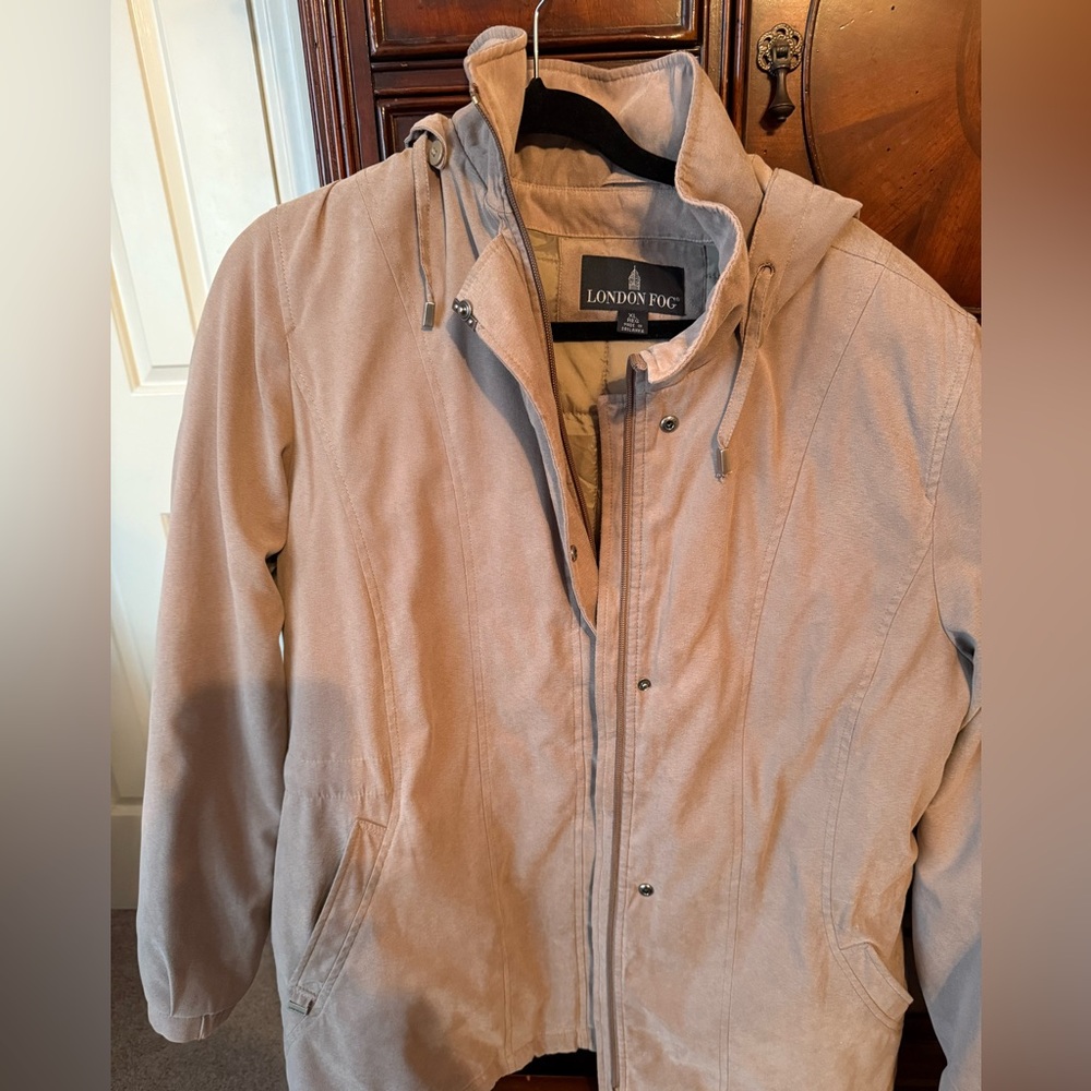 Women's London Fog Tan Winter Coat size XL